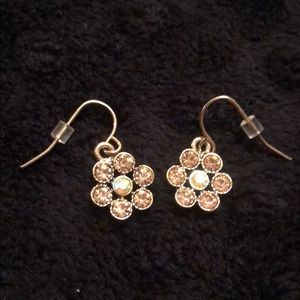 Crystal accented earrings